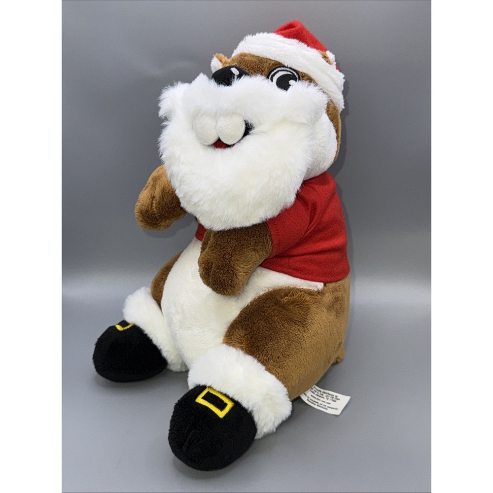 Buc-ee's Santa Buc-ee Beaver Holiday Christmas Medium 10" Plush Bucees Buc-ees